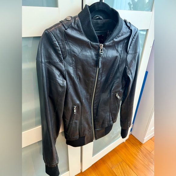 MACKAGE Leather Bomber Jacket 🔥 - Picture 3 of 4